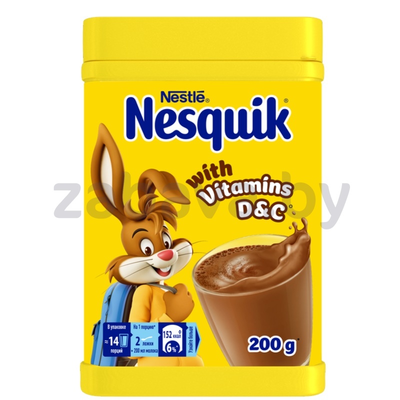 Какао-напиток Nesquik, обогащ., 200 г
