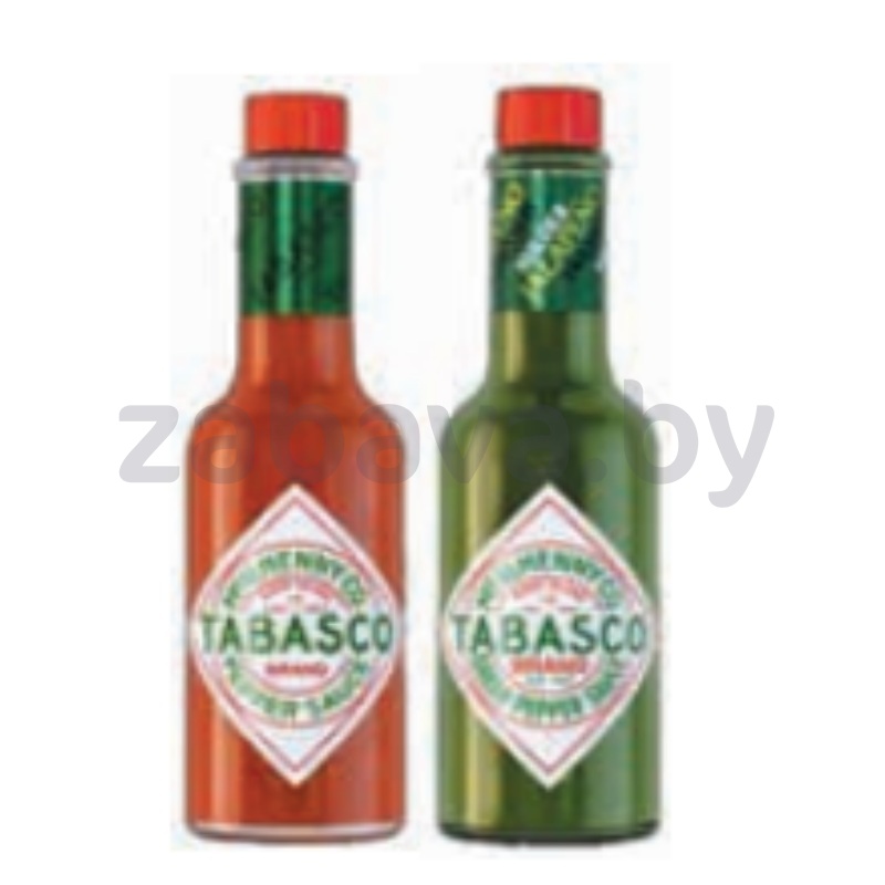 Соус Tabasco перечный, красный или зеленый, 60 мл