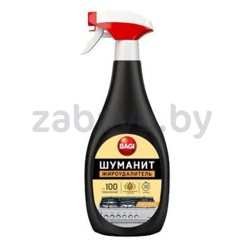 Средство от жиров. загрязн. Bagi «Шуманит», жироудалитель, 400 мл