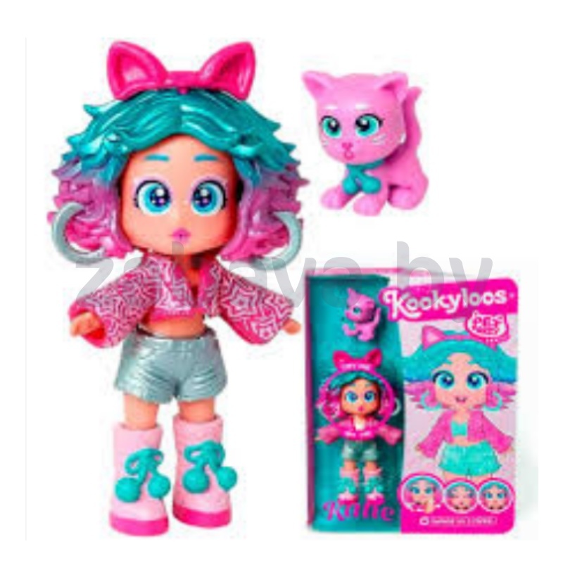 Игровой набор Kookyloos Pets Party, кукла Daisy и питомец