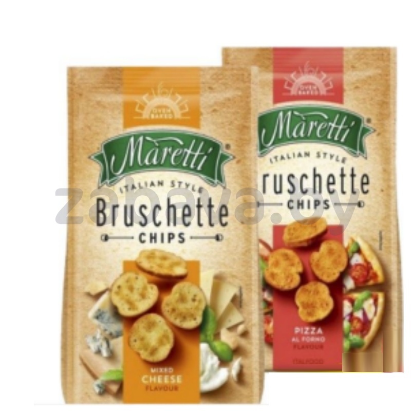 Bruschette Maretti, смесь сыров или пицца, 70 г