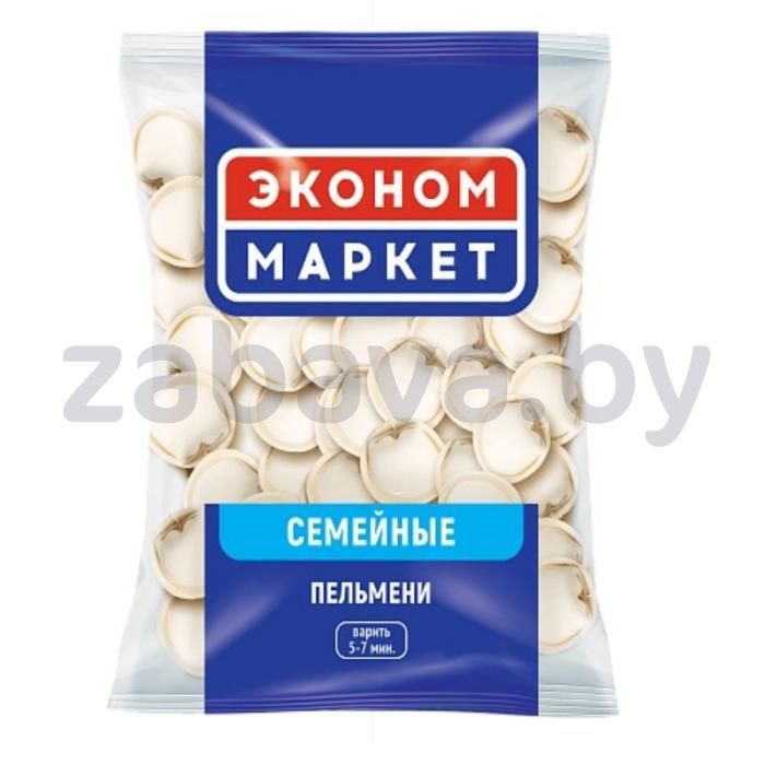 Пельмени «Эконом Маркет» «Семейные», 750 г