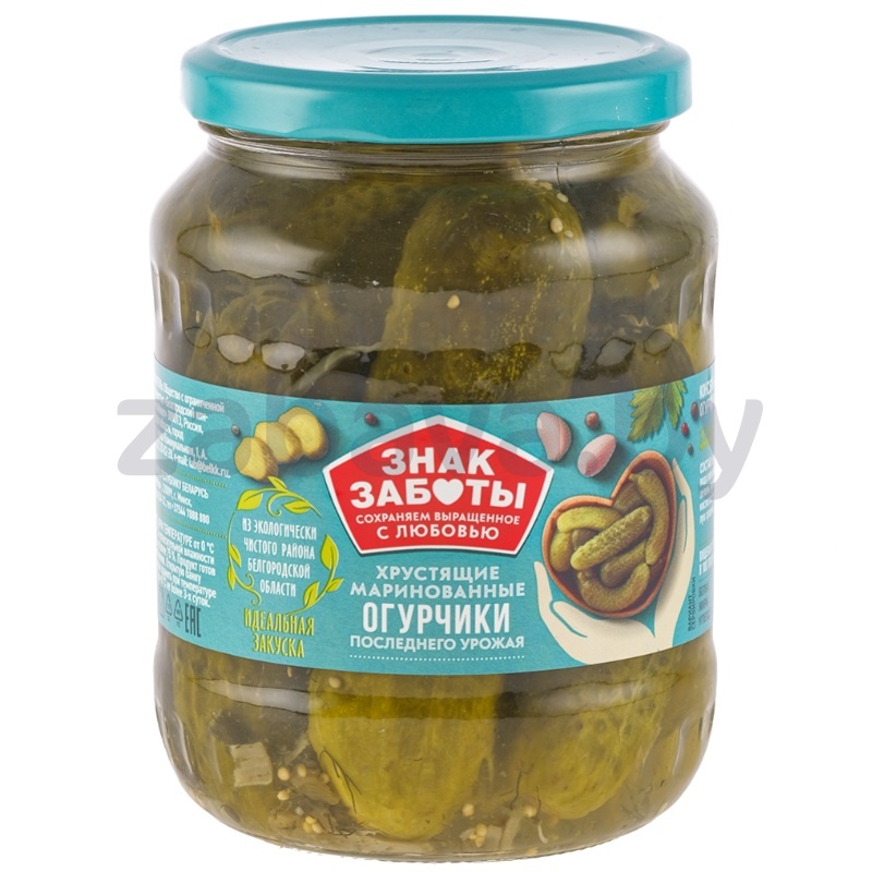 Огурцы маринов. «Знак заботы», 680 г