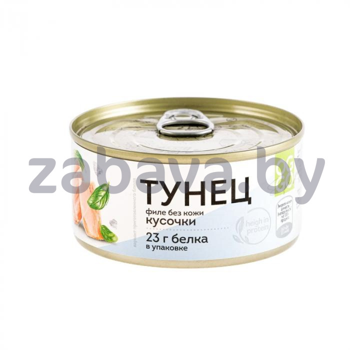 Тунец Oggo, филе-кусочки в собственном соку, 170 г