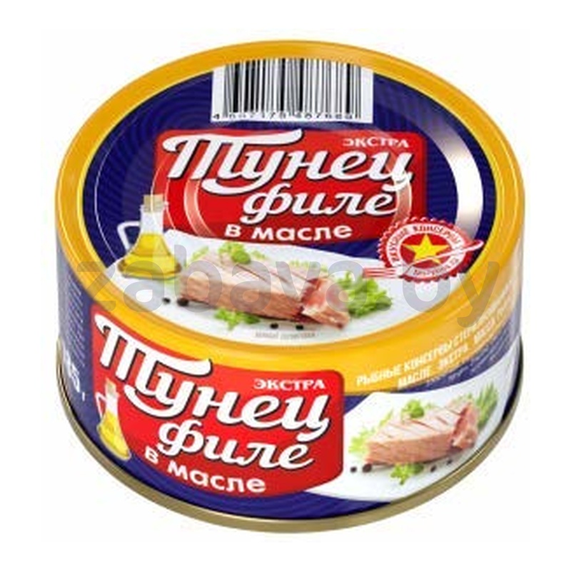 Тунец «Вкусные консервы», филе в масле, 185 г