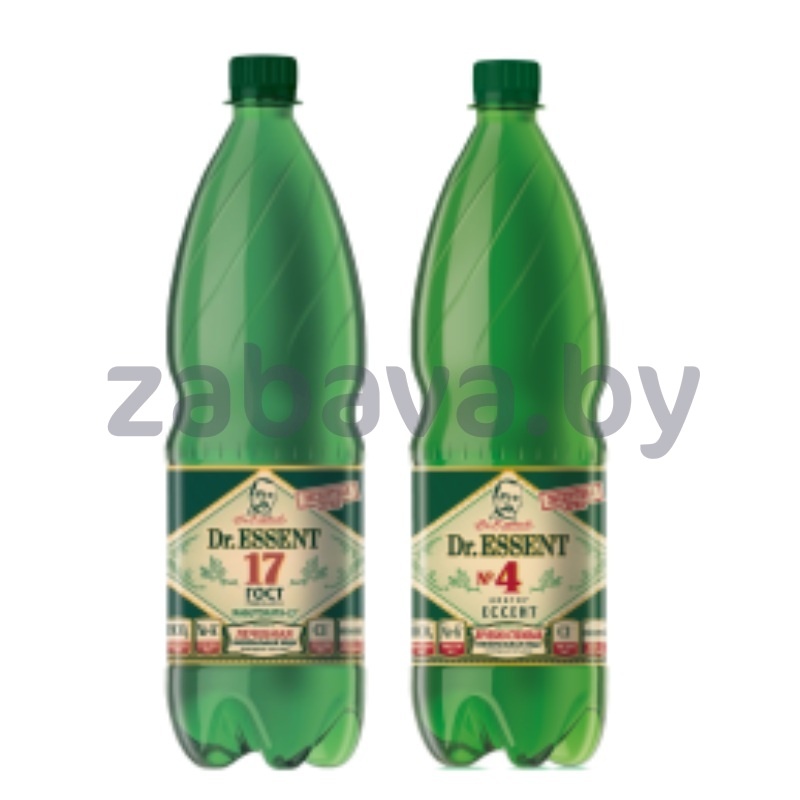Вода Dr. Essent, минер., газ., № 4 или № 17, 1,5 л