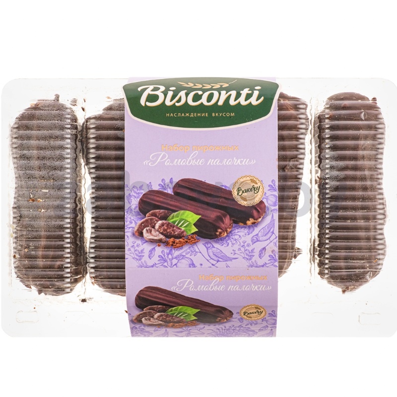 Набор пирожных Bisconti «Ромовые палочки», 300 г