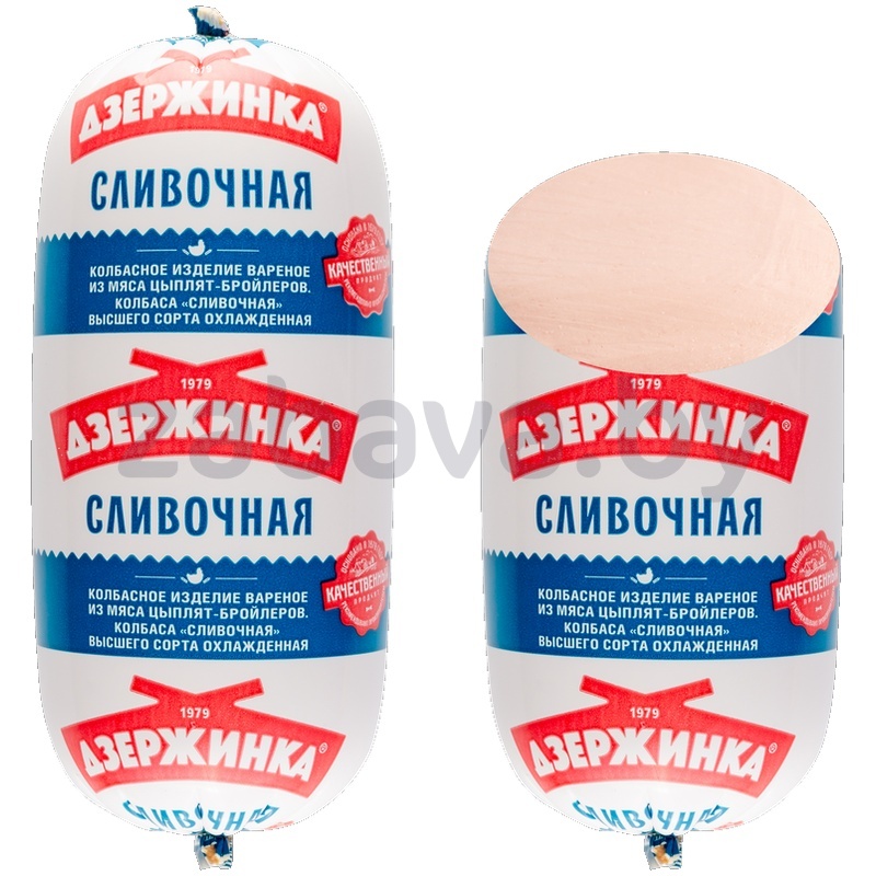 Колбаса «Сливочная» вареная, в/с, «Дзержинка», 500 г
