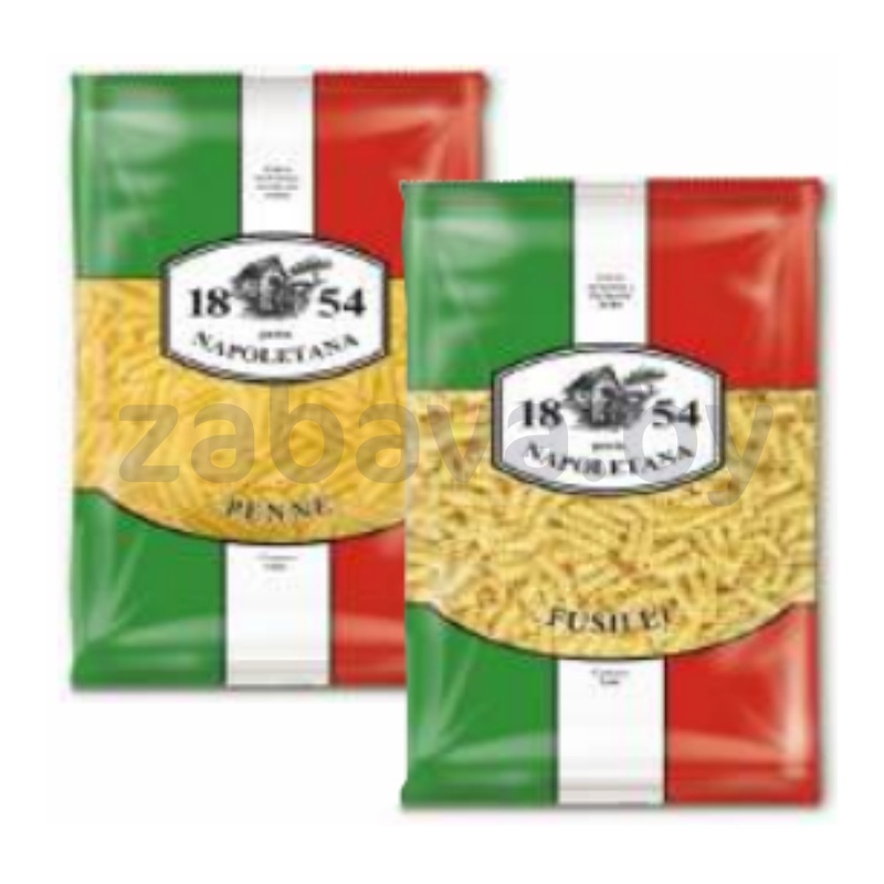 Макарон. изделия Pasta Napoletana, спирали/перья, в/с, 400 г