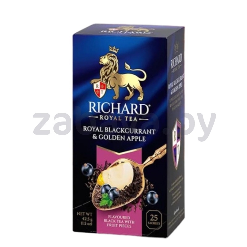 Чай Ричард Richard Royal Blackcurrant & Golden Apple, черн., 25 пак.