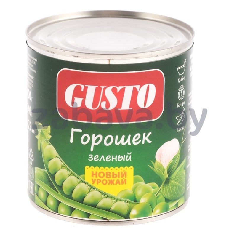 Горошек зеленый Gusto, 400 г