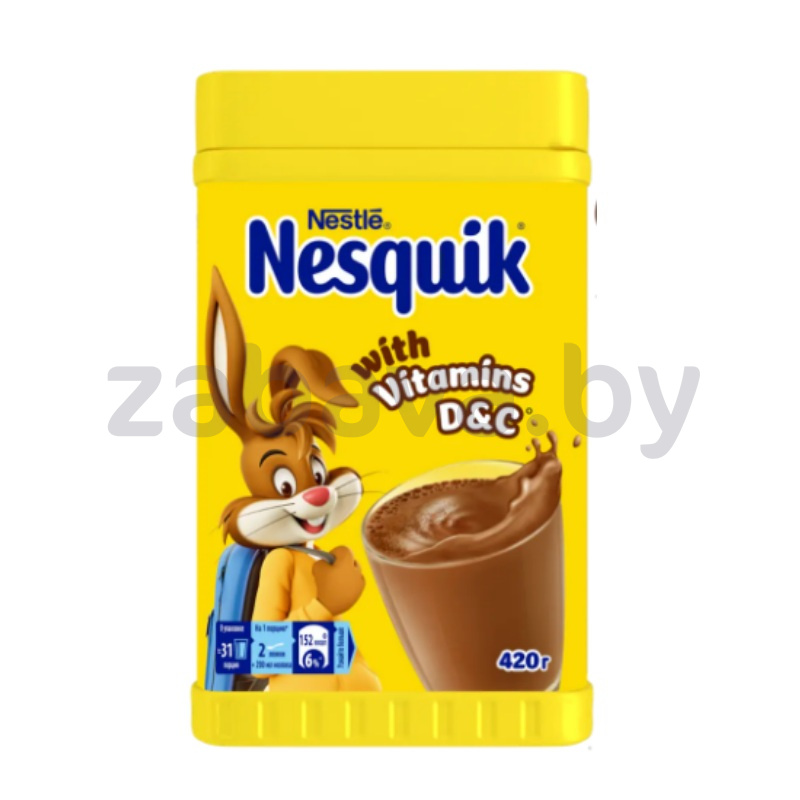 Какао-напиток Nesquik, быстрораств., 420 г