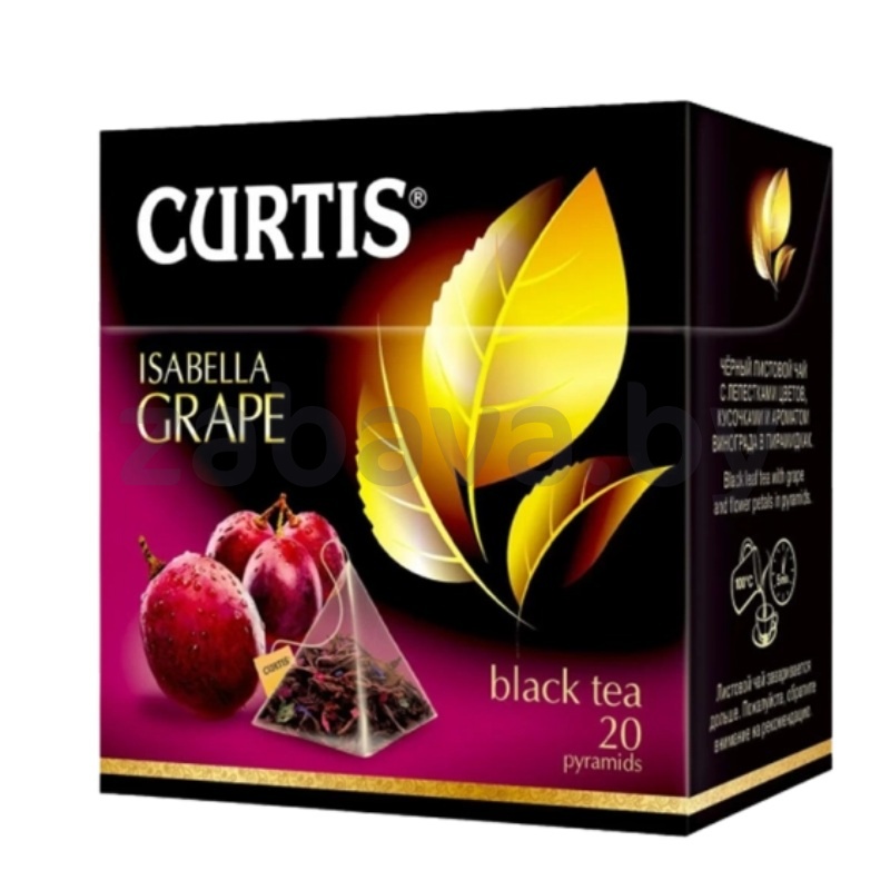 Чай черный Curtis Isabella Grape, 20 пир.