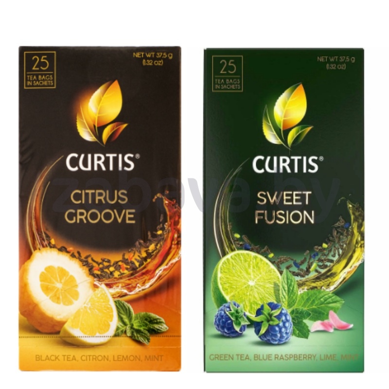 Чай Curtis Citrus Groove или Sweet Fusion, 25 пакет.