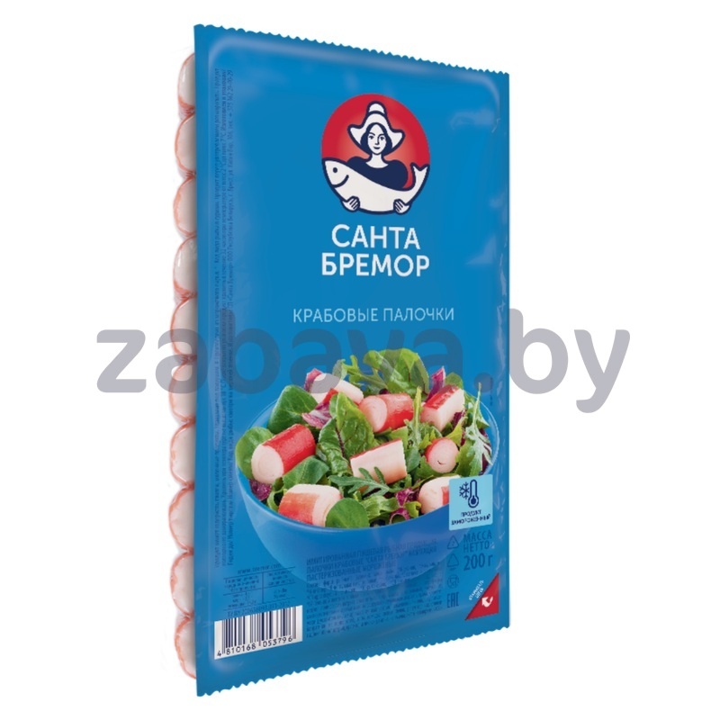 Крабовые палочки «Санта Бремор», зам., 200 г