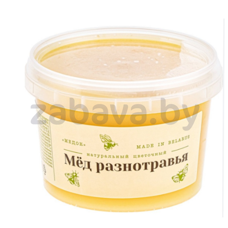 Мед натуральный, цветочный, разнотравье, 390 г
