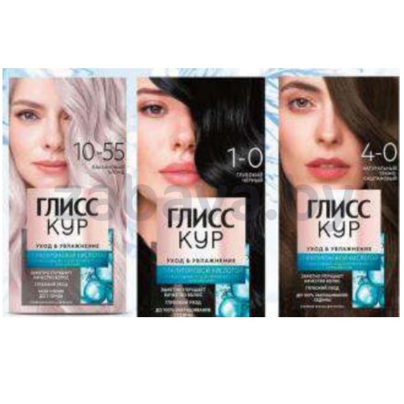 Краска-мусс для волос стойкая «Глисс Кур»