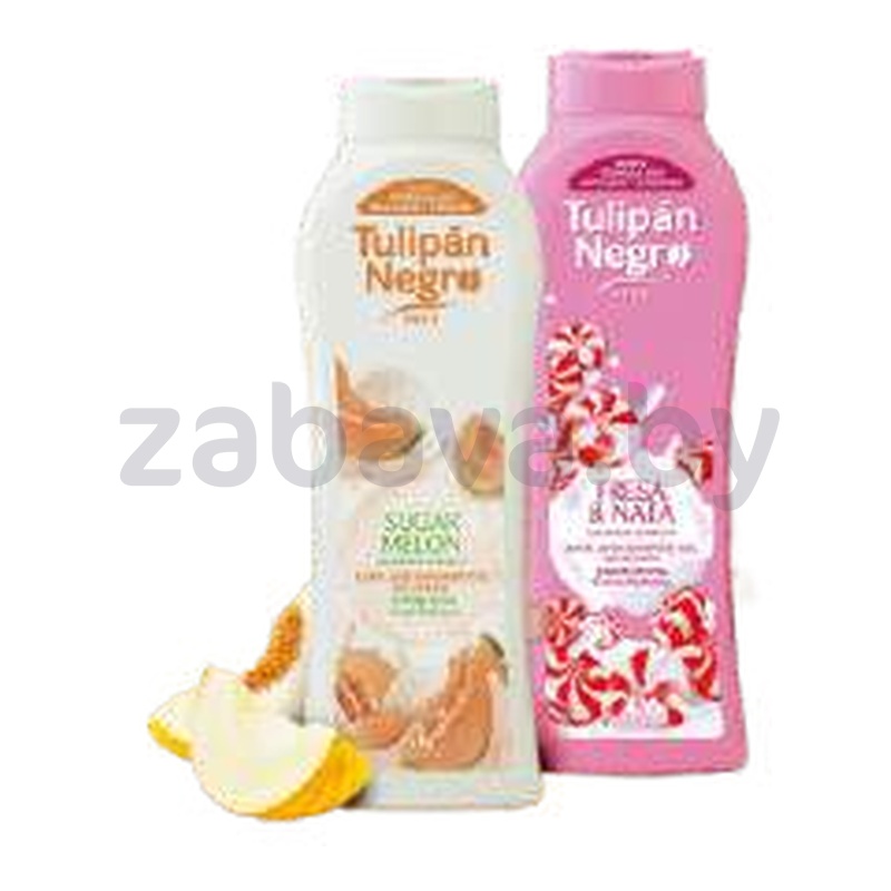 Гель для душа Tulipan Negro, дыня или клубника, 650 мл