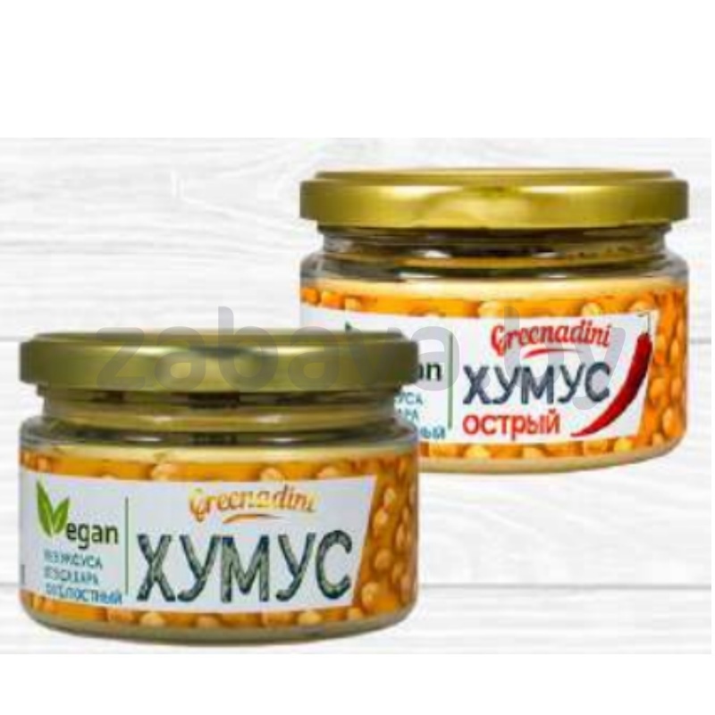 Хумус Greenadini, классич. или остр., 180 г