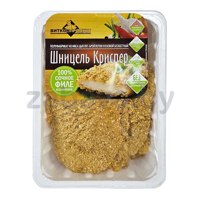 Полуфабрикат из мяса цыплёнка «Шницель Криспер», «Витконпродукт», 1 кг