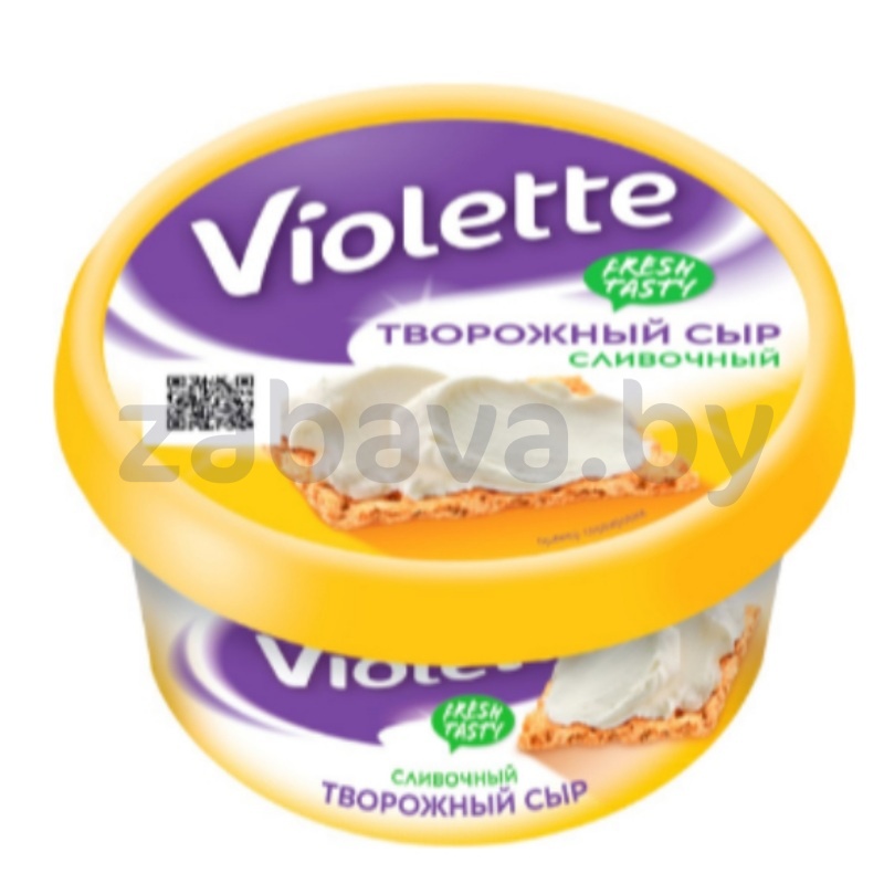 Сыр творожный Violette, 27%, 140 г, сливочный