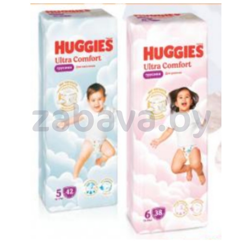 Подгузники Huggies Uultra Comfort, 46/42/38 шт., в ассорт.