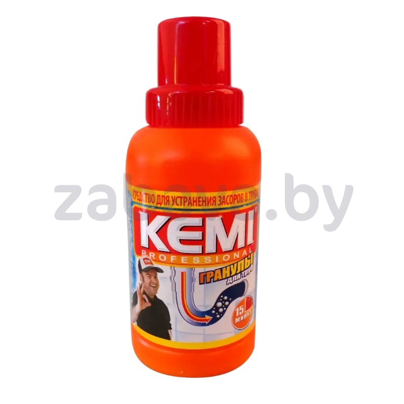 Средство д/удаления засоров Kemi Professional, гранулы, 250 г