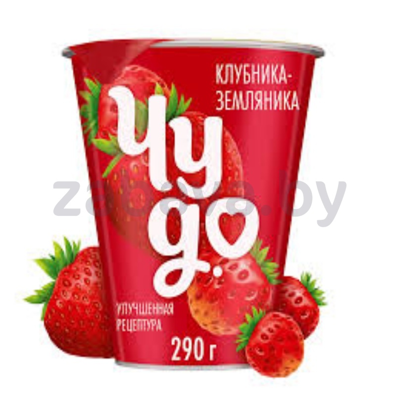 Йогурт «Чудо», клубника-земляника, 290 г