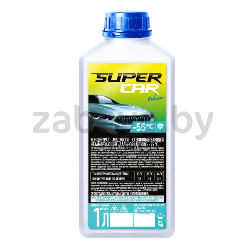 Концентрат жидкости стеклоом. Super Car, 1 л