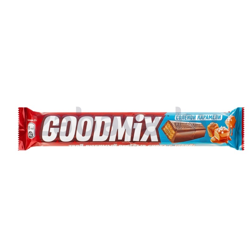 Батончик Goodmix «Дуо», соленая карамель, 40 г