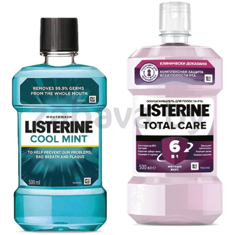 Ополаскиватель для полости рта Listerine, 500 мл