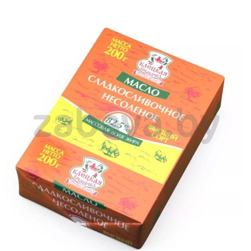 Масло сладкосл. «Клецкая крыначка», несол., 82,5%, 200 г