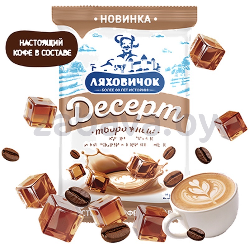 Десерт творожный «Лакомка» «Ляховичок», 6%, 200 г
