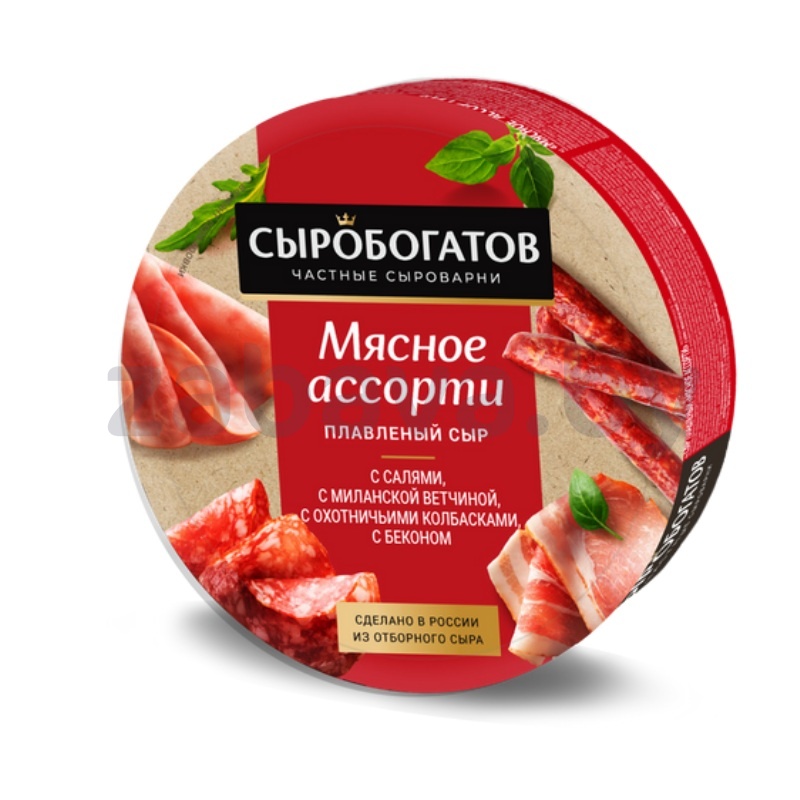 Сыр плавленый «Сыробогатов», 50%, 130 г, в ассорт.