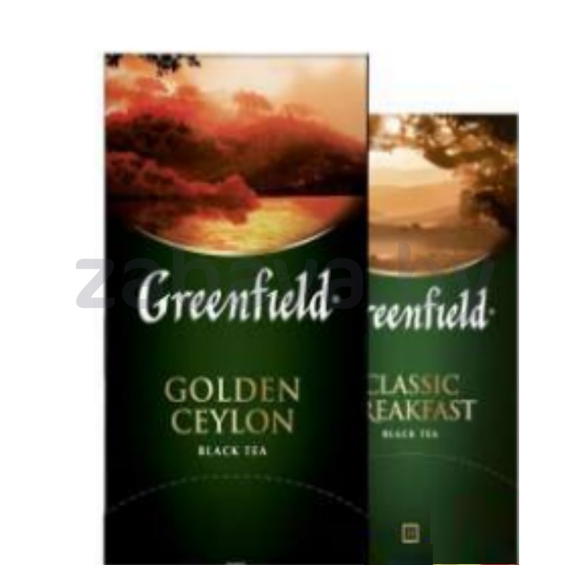 Чай Greenfield, Golden Ceylon или Classic Breakfast, 25 пак.