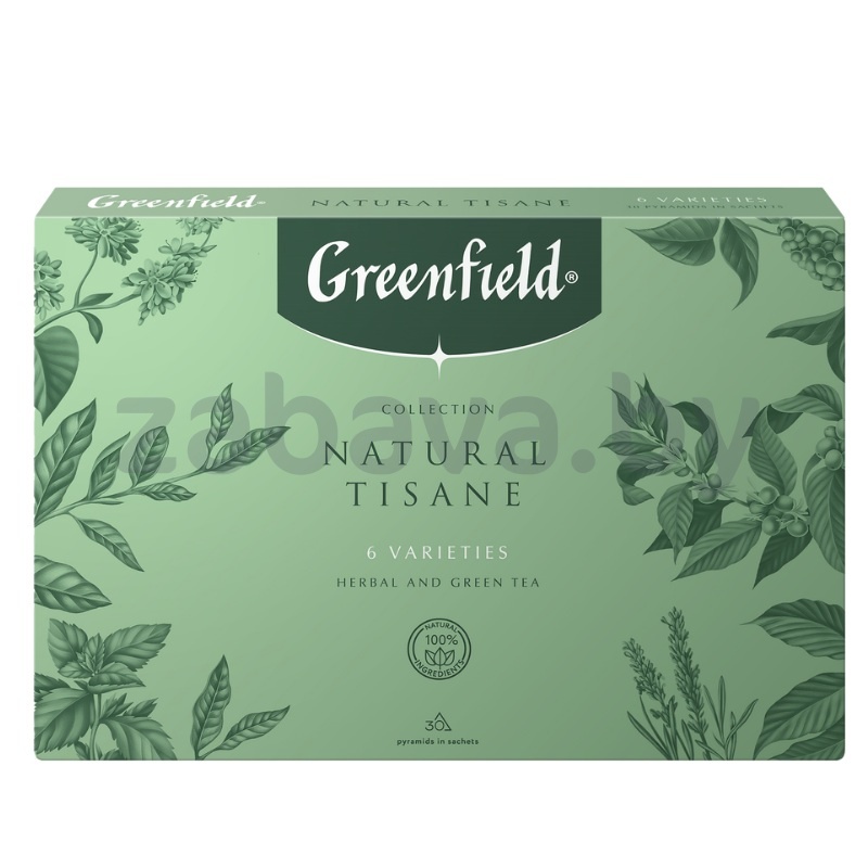 Набор чая Greenfield, natural tisane, 6 вкусов, 30 пак., 54 г