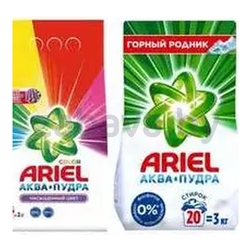 Порошок стиральный Ariel, Color/«Горный родник», автомат, 3 кг