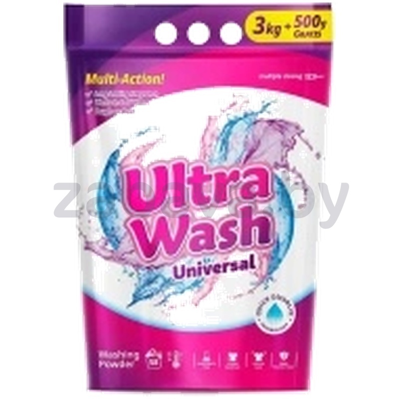 Порошок стир. порошкообразный Ultra Wash, универс., 3,5 кг