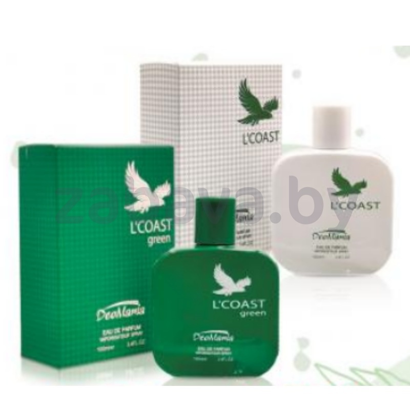 Вода парфюм. мужская Deomania, L’Coast или L’Coast Green, 100 мл