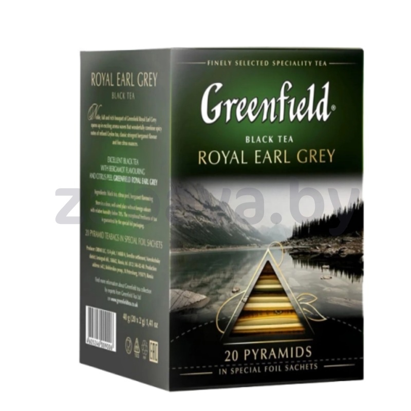 Чай черный Greenfield Royal Earl Grey, 20 шт.