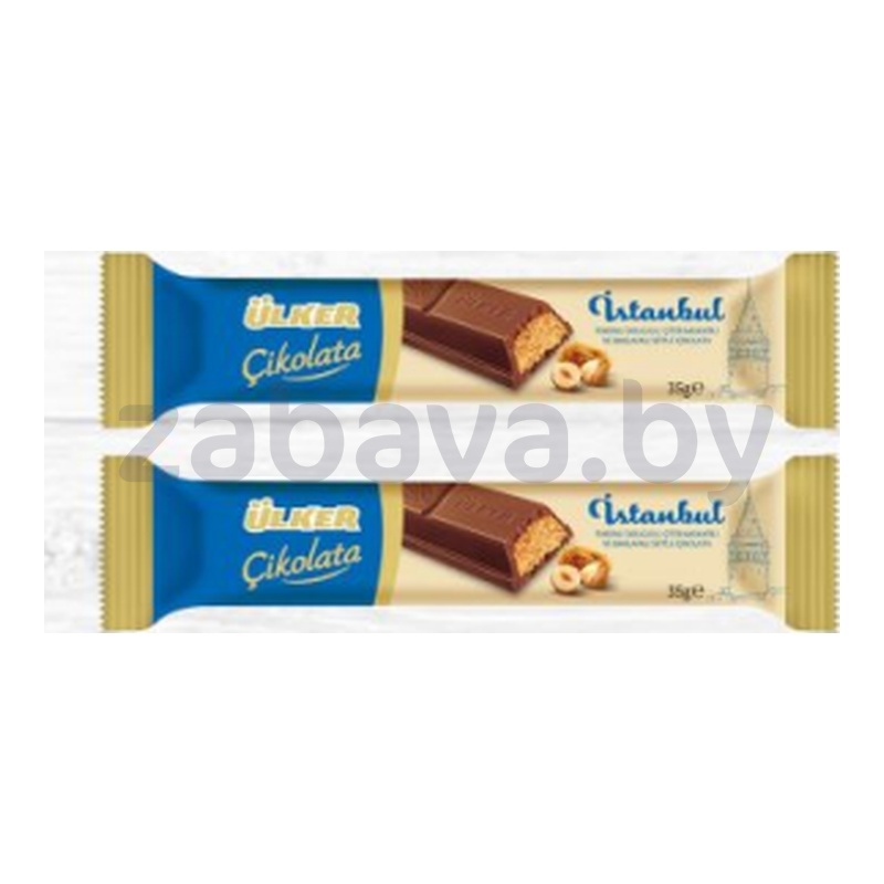 Шоколад Ulker, молочн., с ореховой начинкой, 35 г