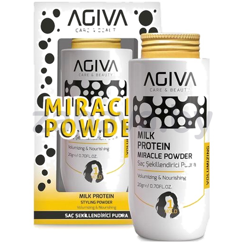 Пудра д/укладки волос Agiva, Milk Protein Miracle Styling Powder, 20 г