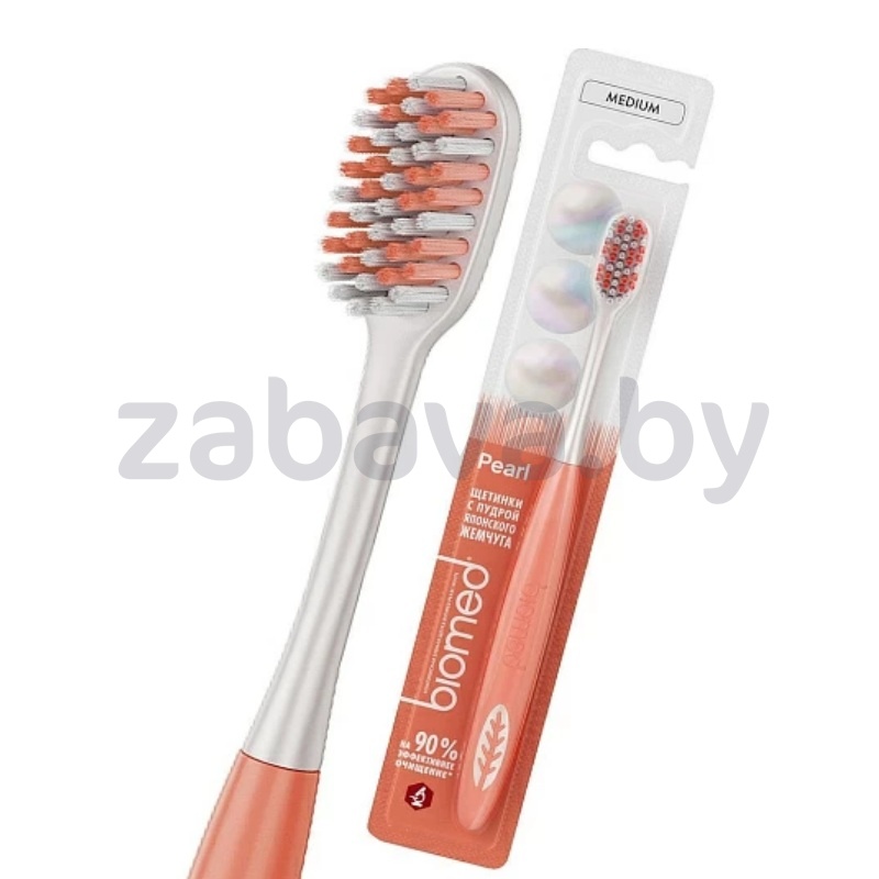 Щетка зубная Splat Biomed Pearl White, средняя