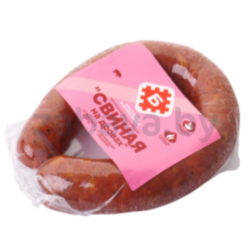 Колбаса «Свиная на дровах», п/к, в/с, 1 кг, «Брестский» МК