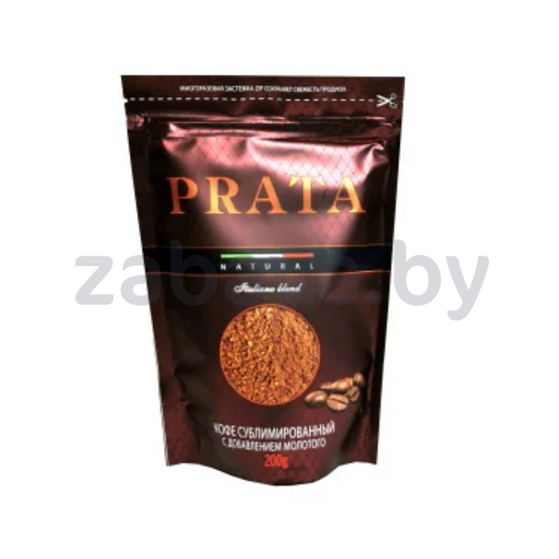Кофе раств. Prata с доб. молотого, 200 г