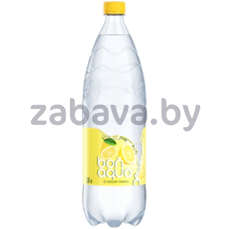 Вода питьевая Bonaqua, вкус лимон, газ., 1,5 л