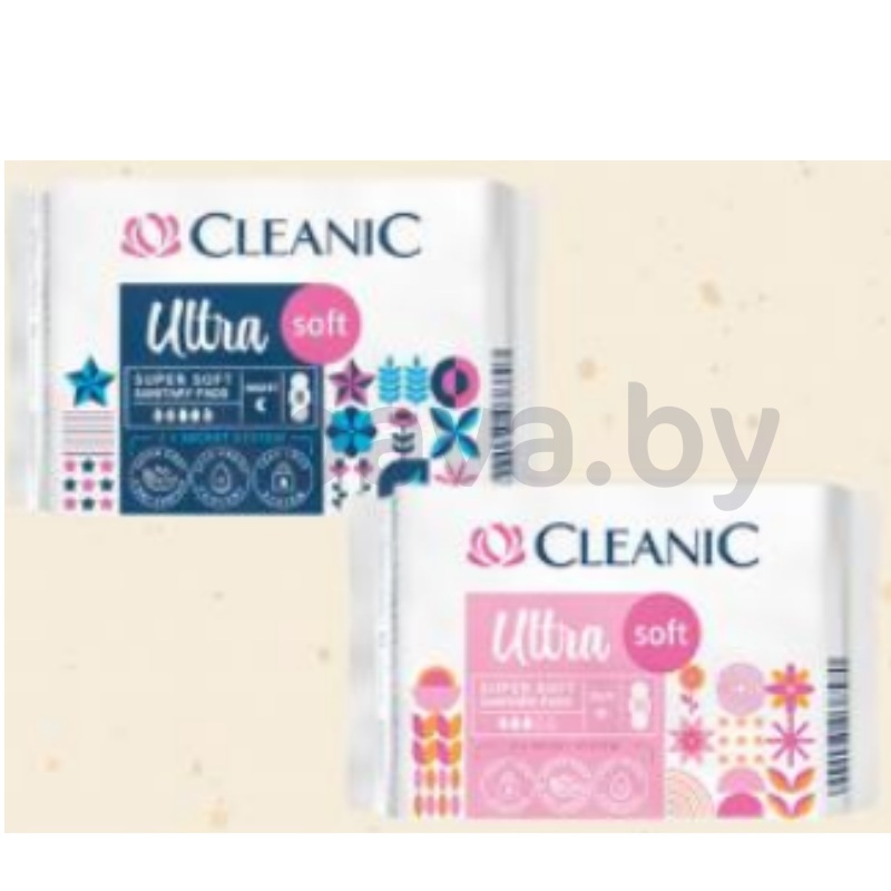 Прокладки гигиенические Cleanic Ultra Soft, 8/10 шт.