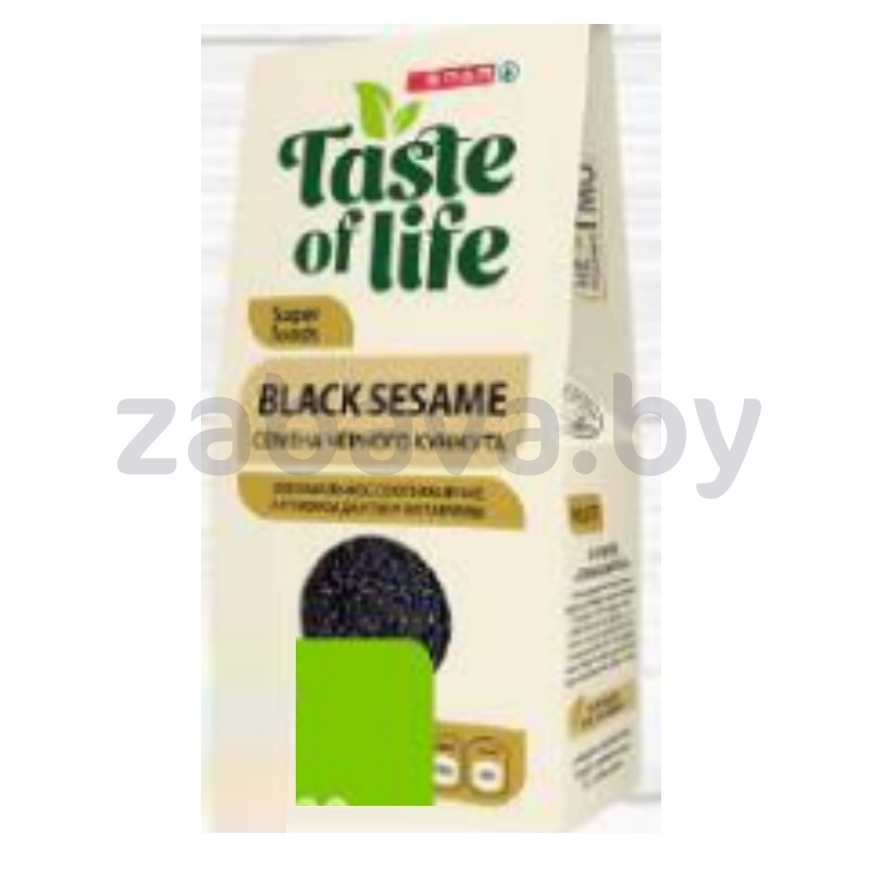 Семена кунжута Spar Taste of Life, черного, 150 г