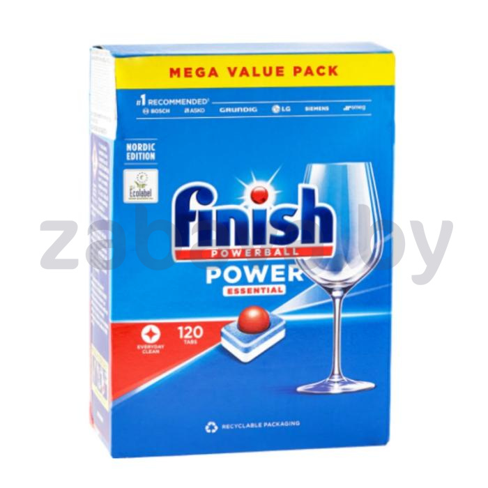 Таблекти д/ПММ Finish Power Essential, 120 шт.