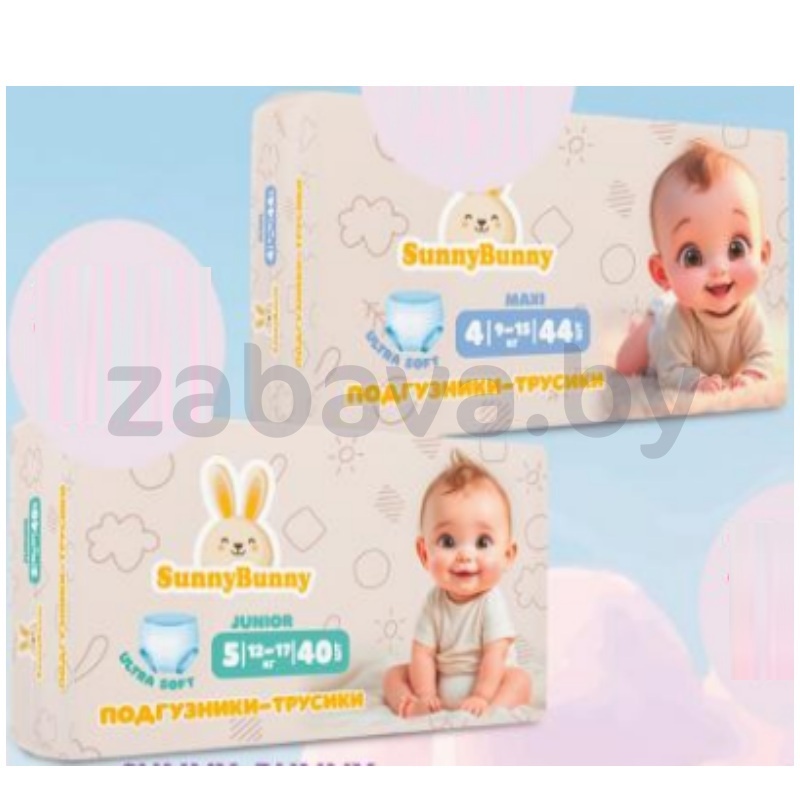 Подгузники-трусики Sunny Bunny, в ассорт.